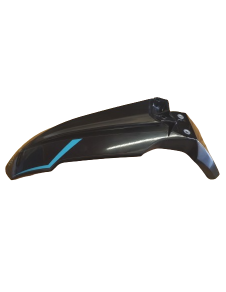 Front mud tile black with stickers