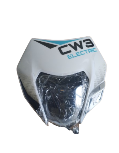 Phare avant LED avec carroserie blanche CW3