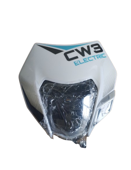 Phare avant LED avec carroserie blanche CW3