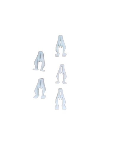 Plastic buckles for bodywork