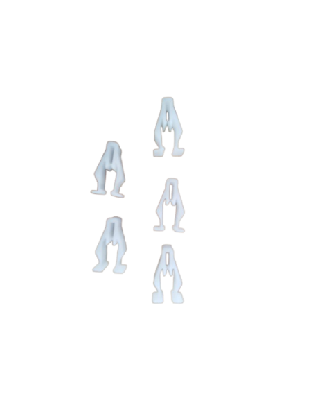 Boucles plastique pour carosserie (5 pièces)