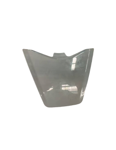 Rear carrier cover shiny grey