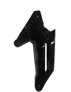 Trim left rear pedal black
