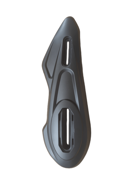 Right rear fork mask matte black