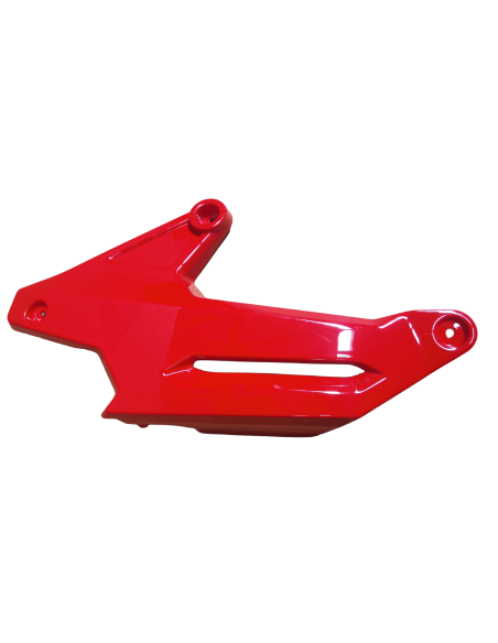 Trim right rear pedal red
