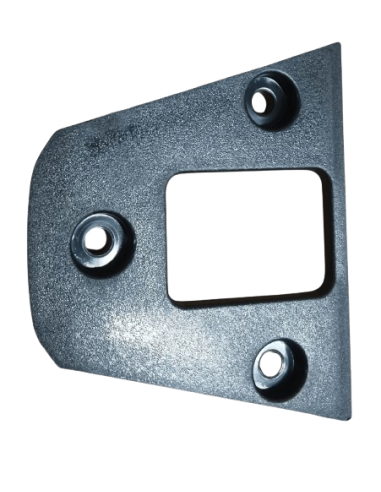 Cache feu de plaque d'immatriculation noir e-scape one