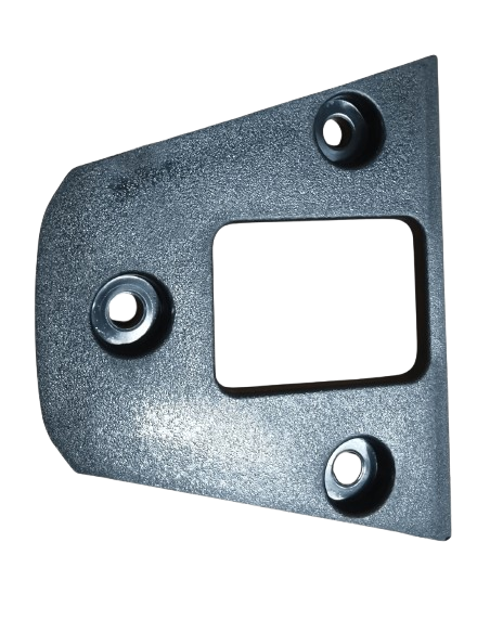 Cache feu de plaque d'immatriculation noir e-scape one