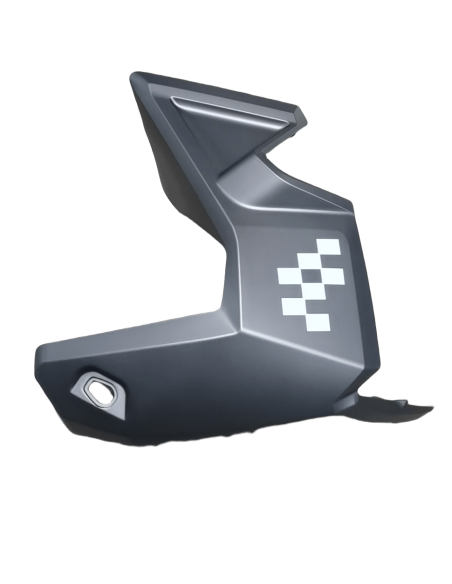 Carénage avant gauche gris e-scape one