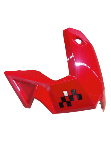 Carénage avant droit rouge e-scape one