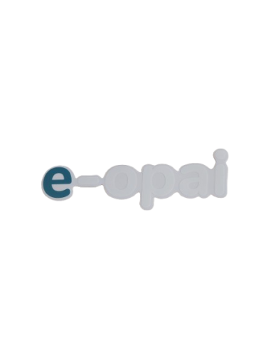 Sticker e-opai bleu/blanc