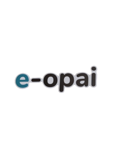 Sticker e-opai bleu/noir