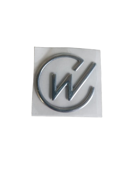 Sticker EW 3D chromé
