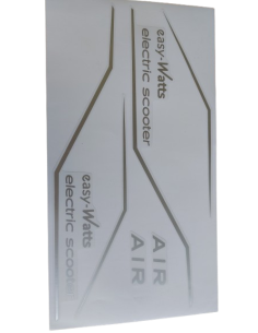 Complete stickers kit e-trax air