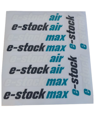 Planche stickers e-stock/e-stock air/e-stock max