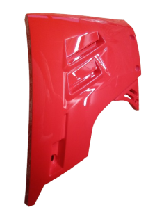 Engine side cover left red Hurricane