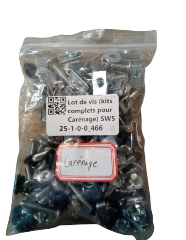 Batch of screws (full sets for the full bike) Hurricane 