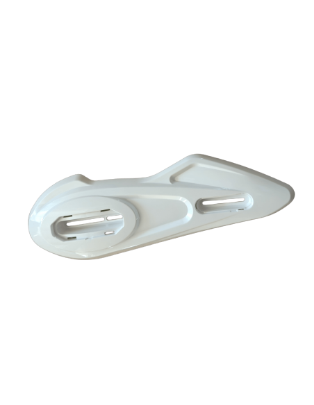 Right rear fork mask white