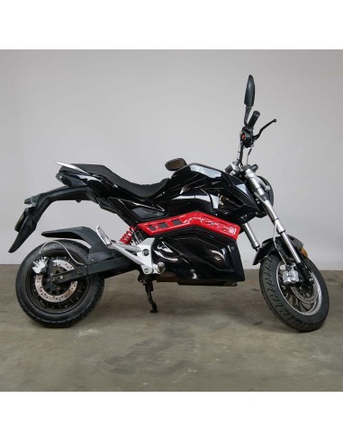 Moto électrique d'occasion e-roadster noir brillant