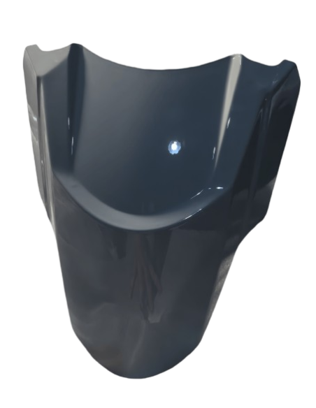 Front of front fender ice blue