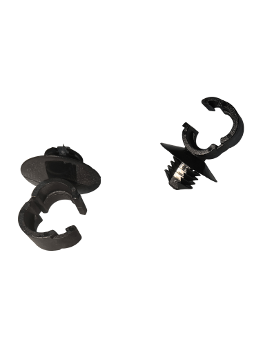 Threaded head front turn signal wire clamp