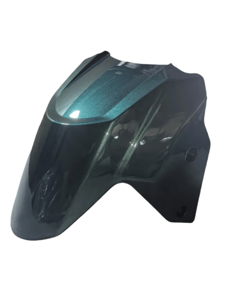 Front of front fender Metal green