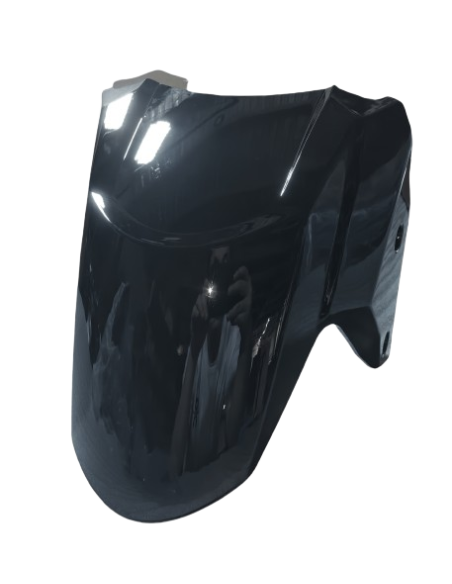 Front of front fender Bright black