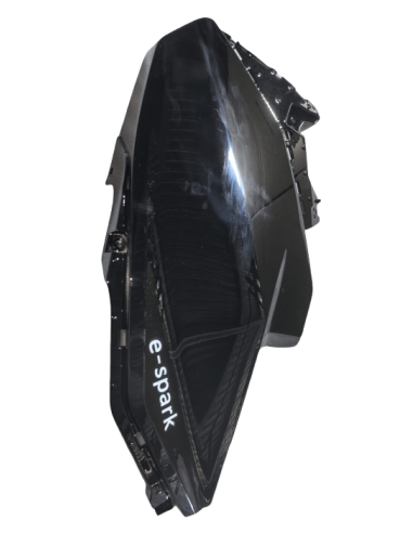 Right headlight side panel lower cover Bright black