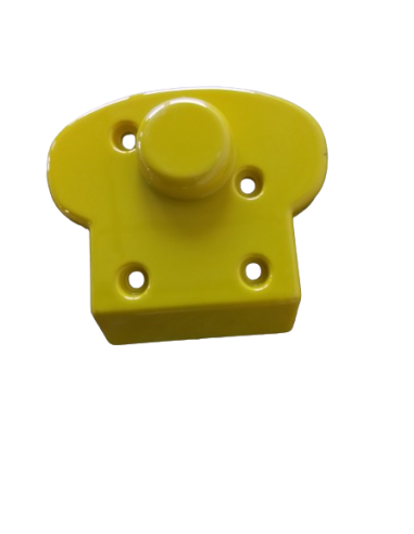 support plate for license plate light yellow ev2500