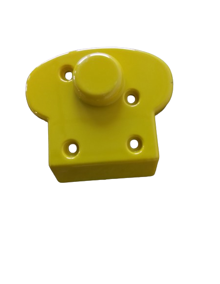 support plate for license plate light yellow ev2500