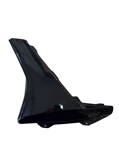 Left connection board of footrest shiny black