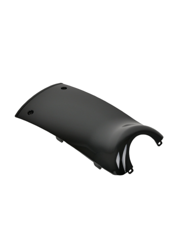 Bavette de garde boue av noir brillant e-retro  - 1