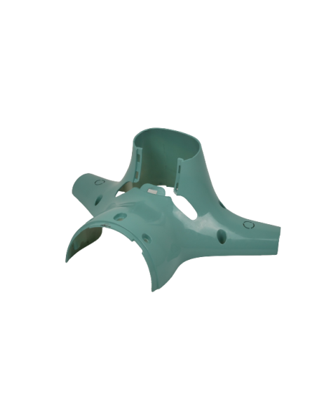 Tete de fourche inferieur bleu e-retro  - 1