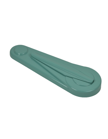 Cache bras oscillant bleu e-retro  - 1