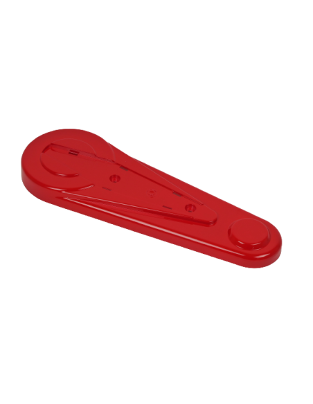 Cache bras oscillant rouge e-retro  - 1