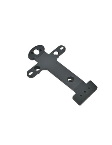 Support de plaque gris souris e-retro  - 1