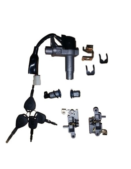 Kit serrure et contacteur a cle e-jet  - 1